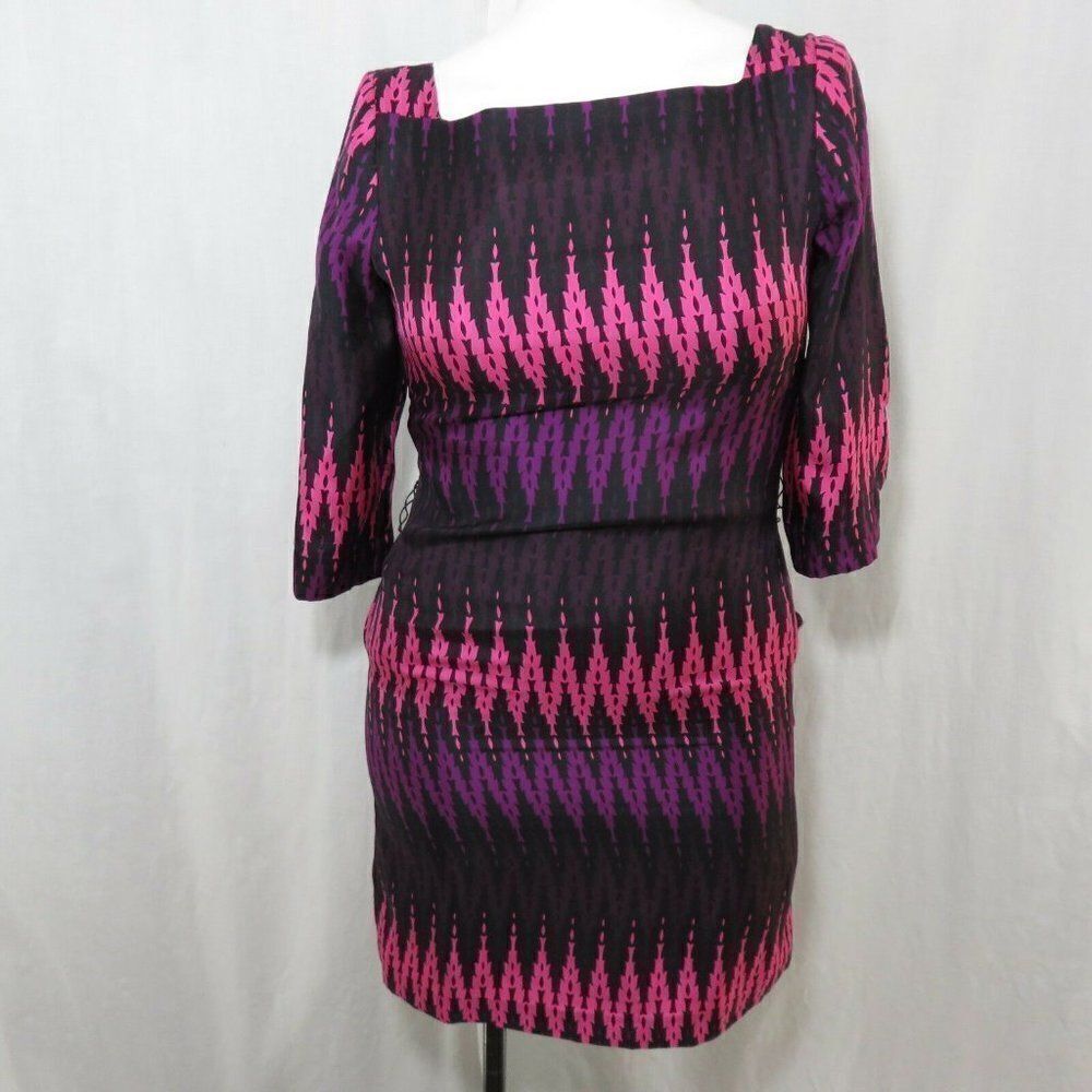 Original Milly Of New York 6 Silk Chevron P